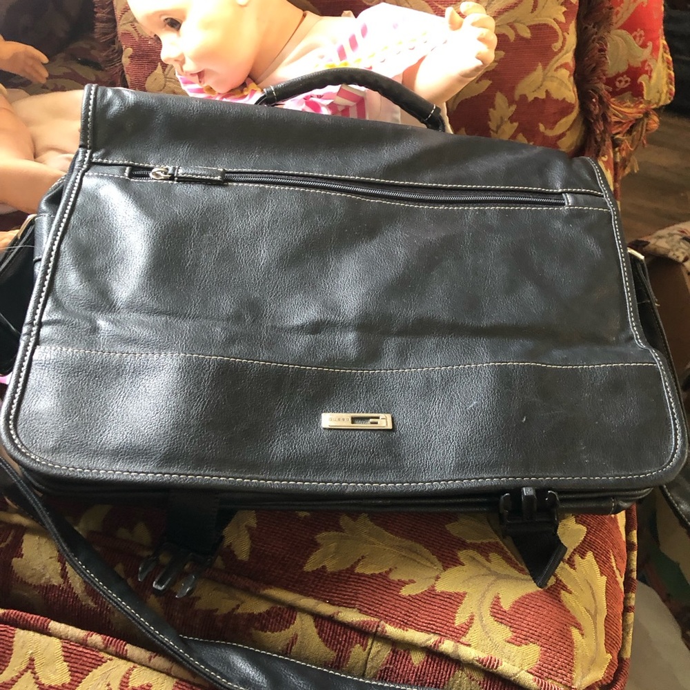 Leather computer/briefcase